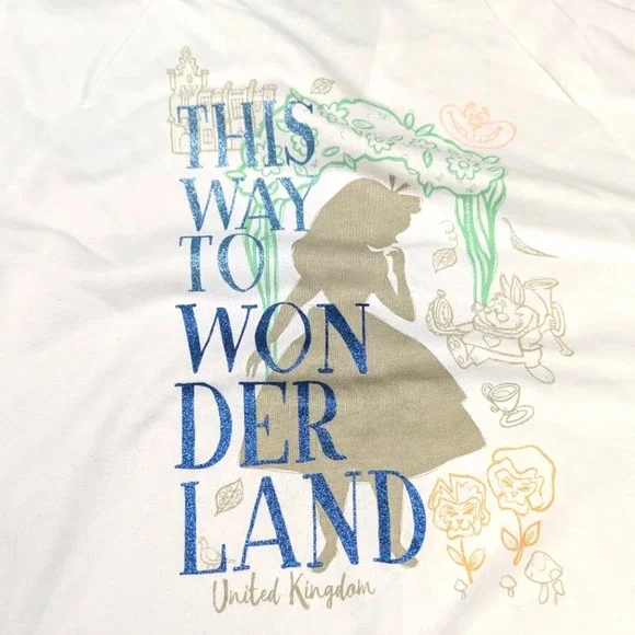 Disney Alice in Wonderland Zip Hoodie M - Picture 1 of 9